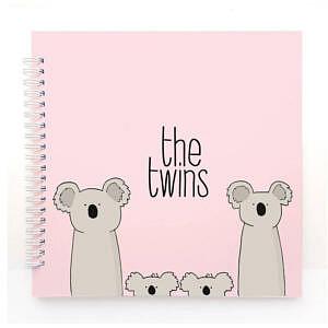 twin baby memory book koala