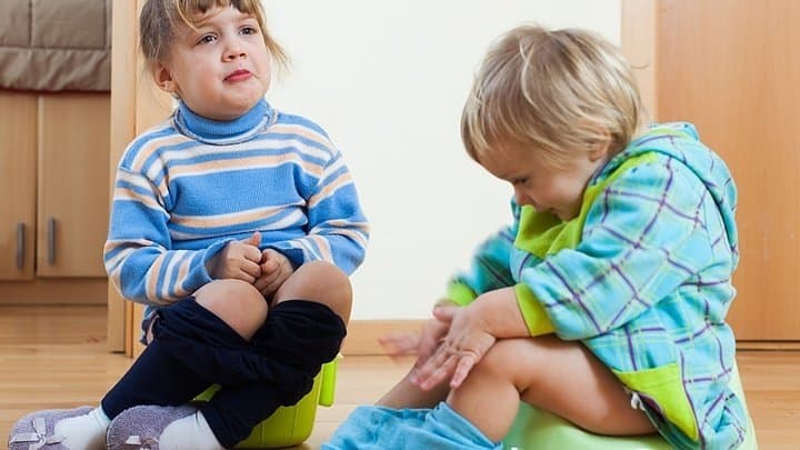 potty training twins