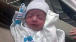 Twin baby sleeping