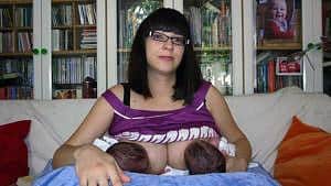 twin mom nursing twin baby boys