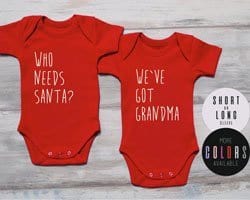 Christmas bodysuits